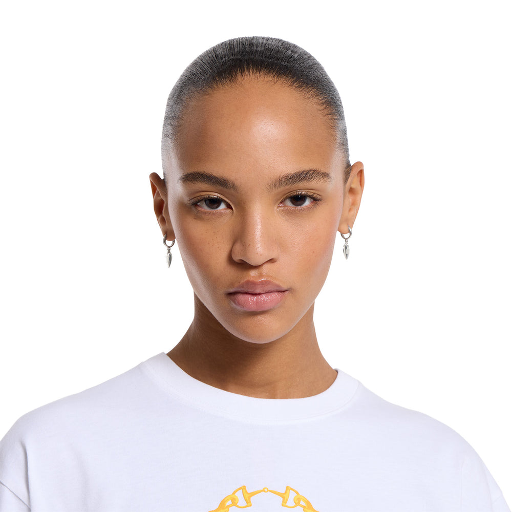 Blind For Love Silver Hoop Earrings simple Pursuit