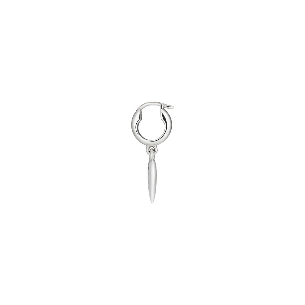 Blind For Love Silver Hoop Earrings simple Pursuit