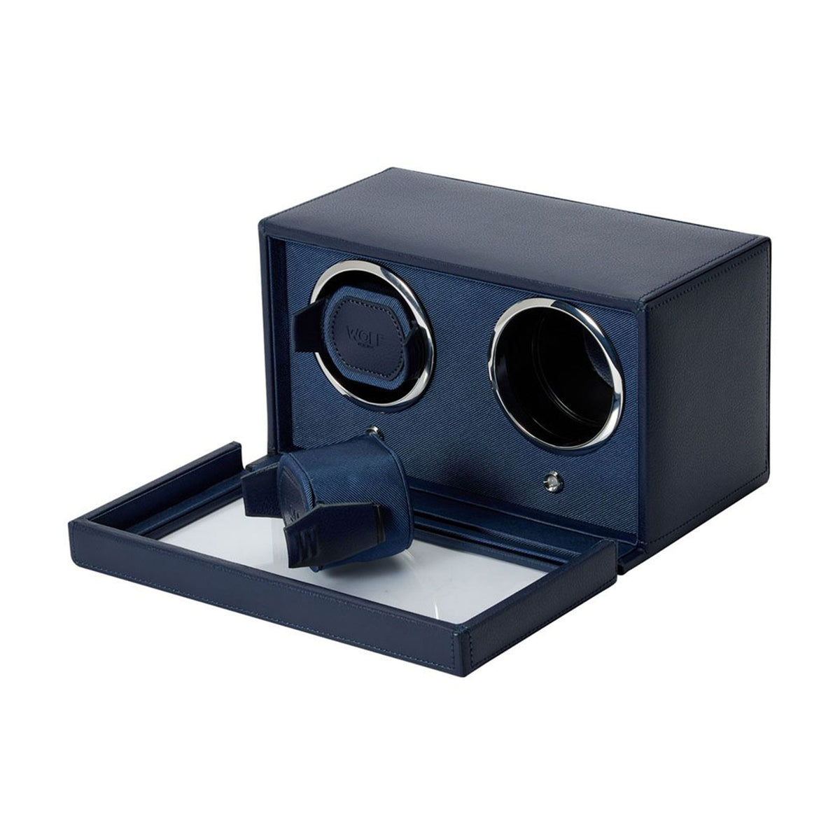 Cub Double Watch Winder Navy simple Pursuit