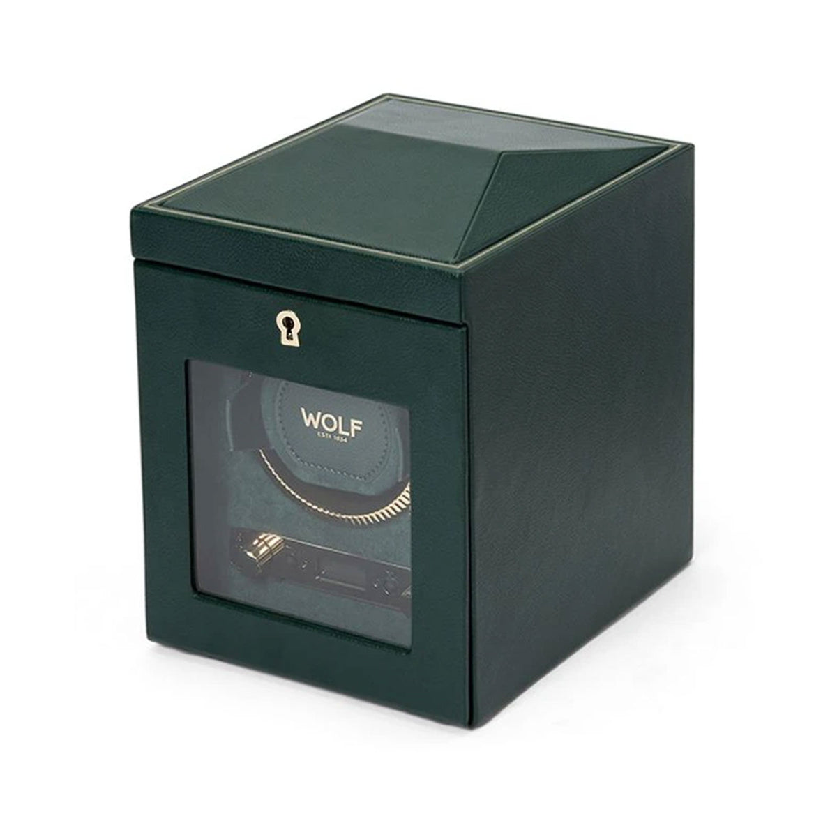 British Racing Green Single Watch Winder simple Pursuit