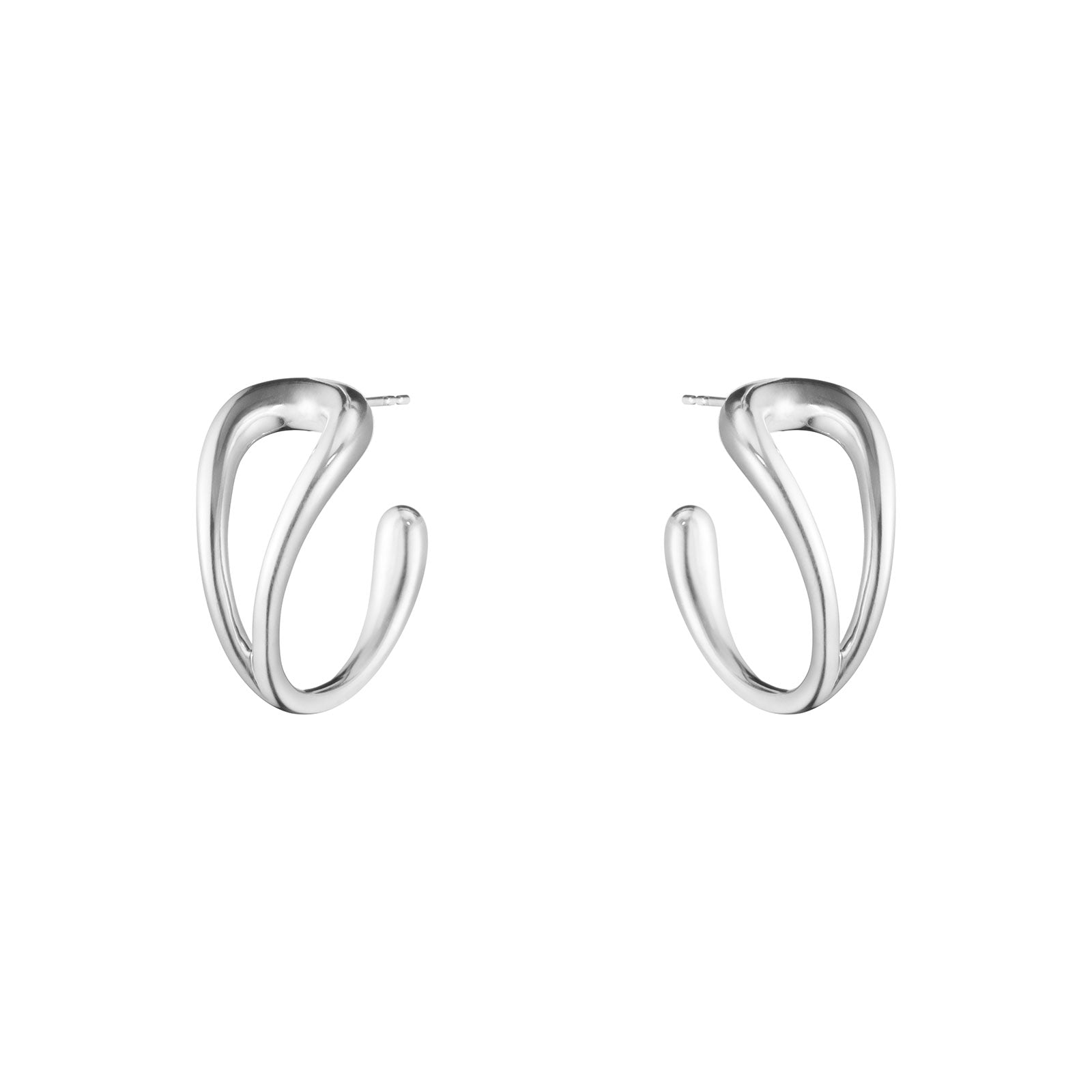 Mercy Silver Earhoops