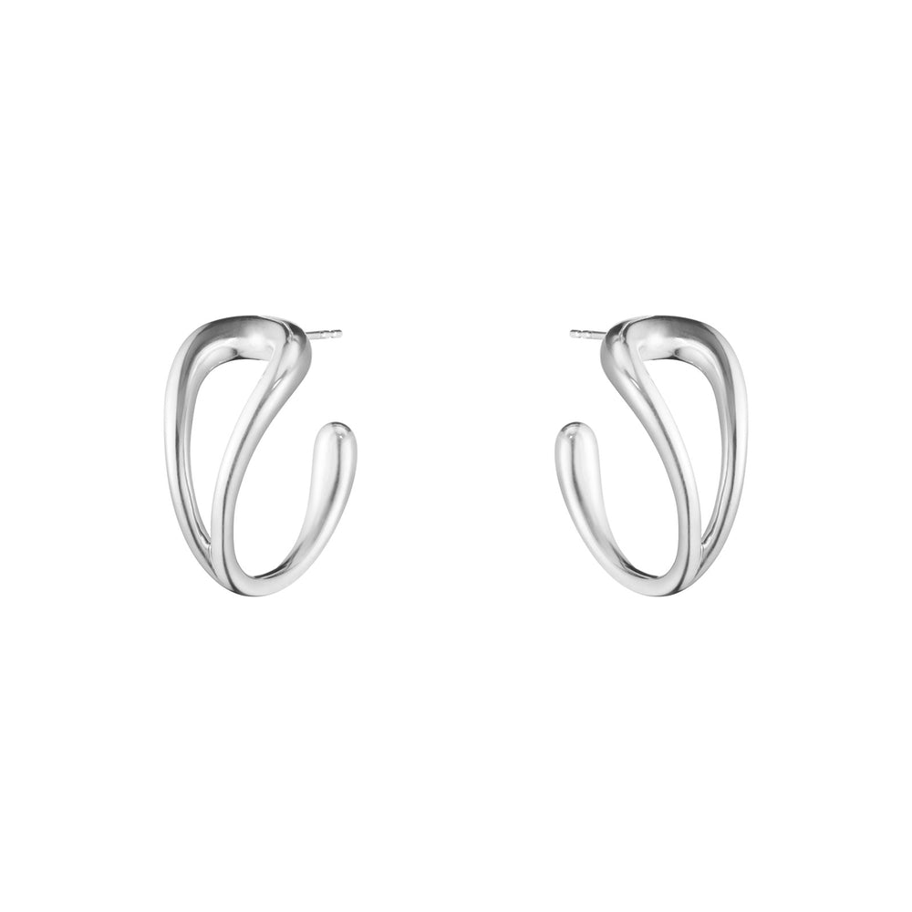 Mercy Silver Earhoops
