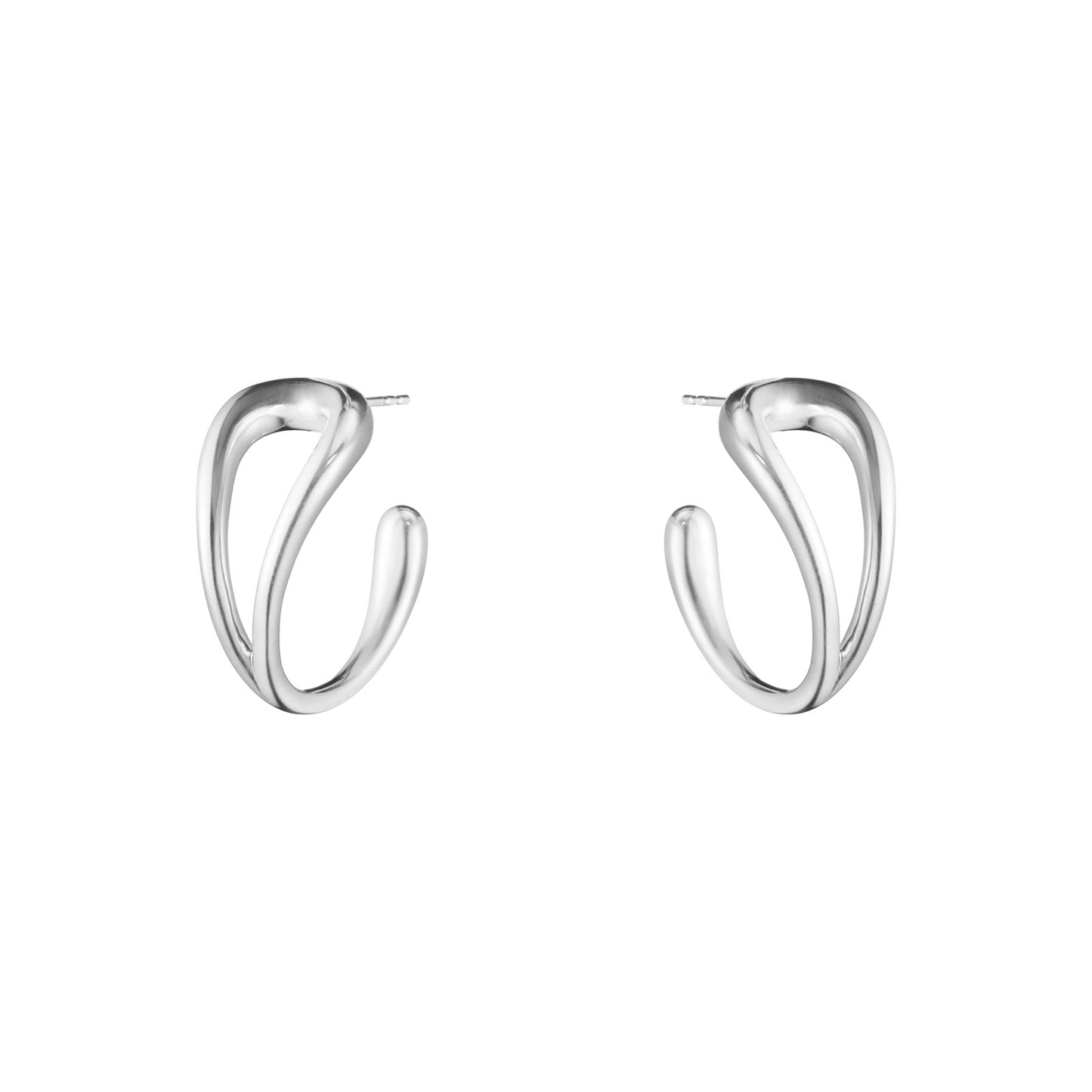 Mercy Silver Earhoops