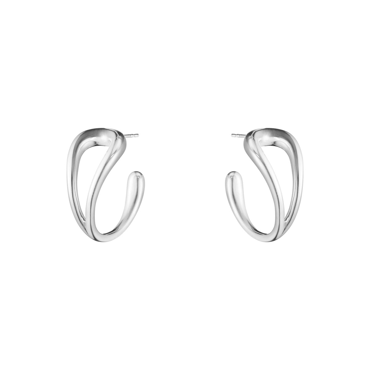 Mercy Silver Earhoops simple Pursuit