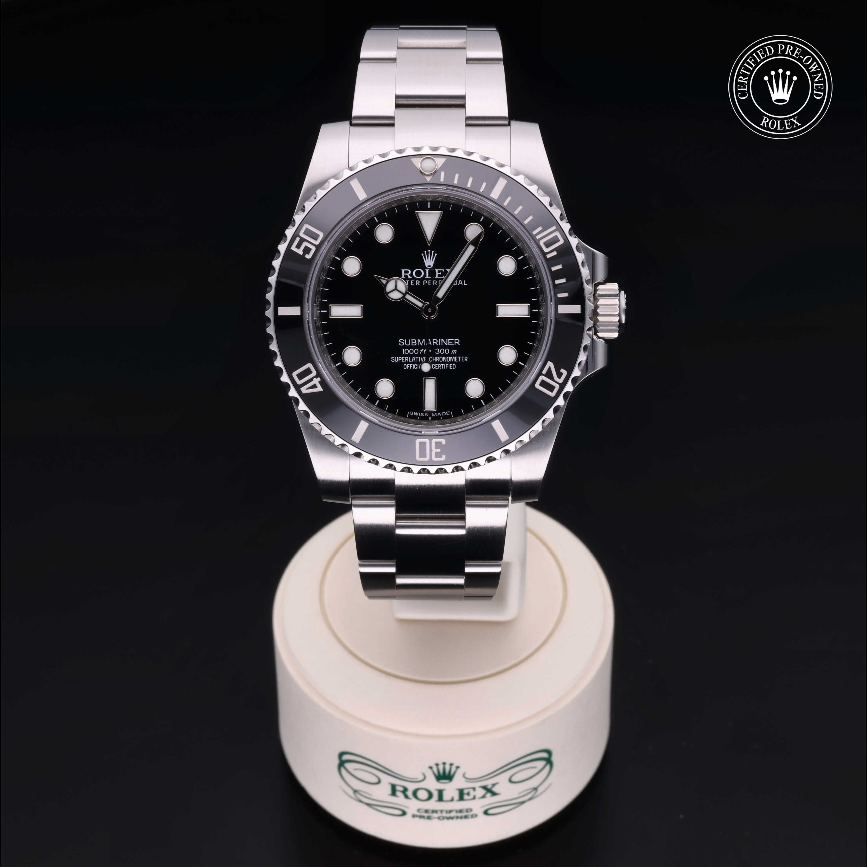 Rolex Certified Pre-Owned Submariner 40mm 114060 55N040J5 simple Pursuit