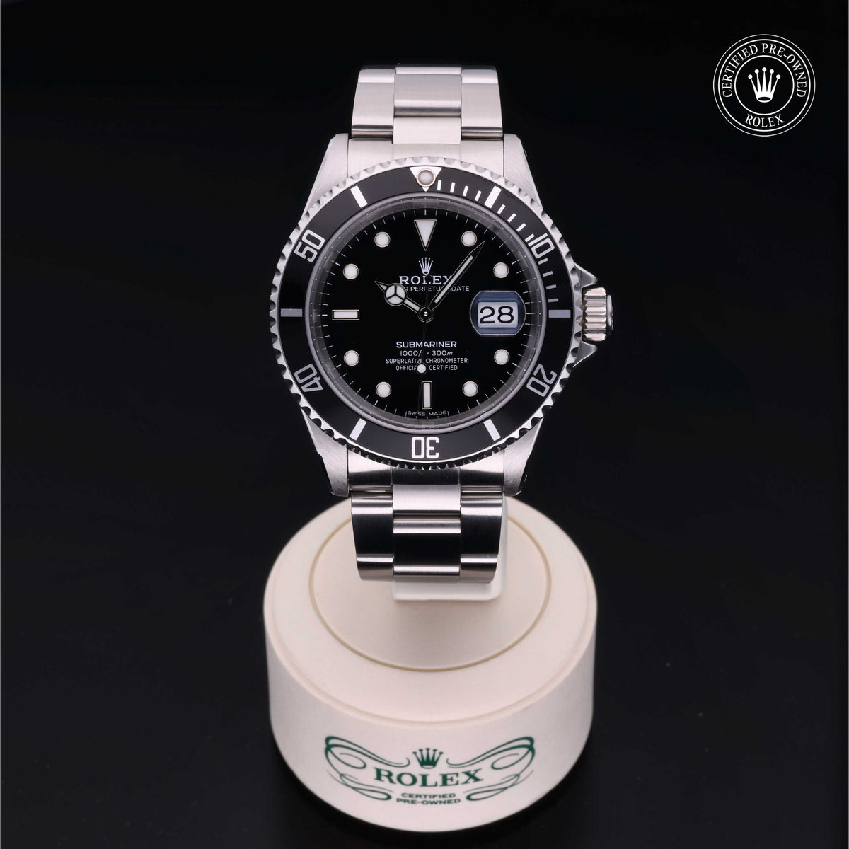 Rolex Certified Pre-Owned Submariner Date 40mm 16610 N397995 simple Pursuit