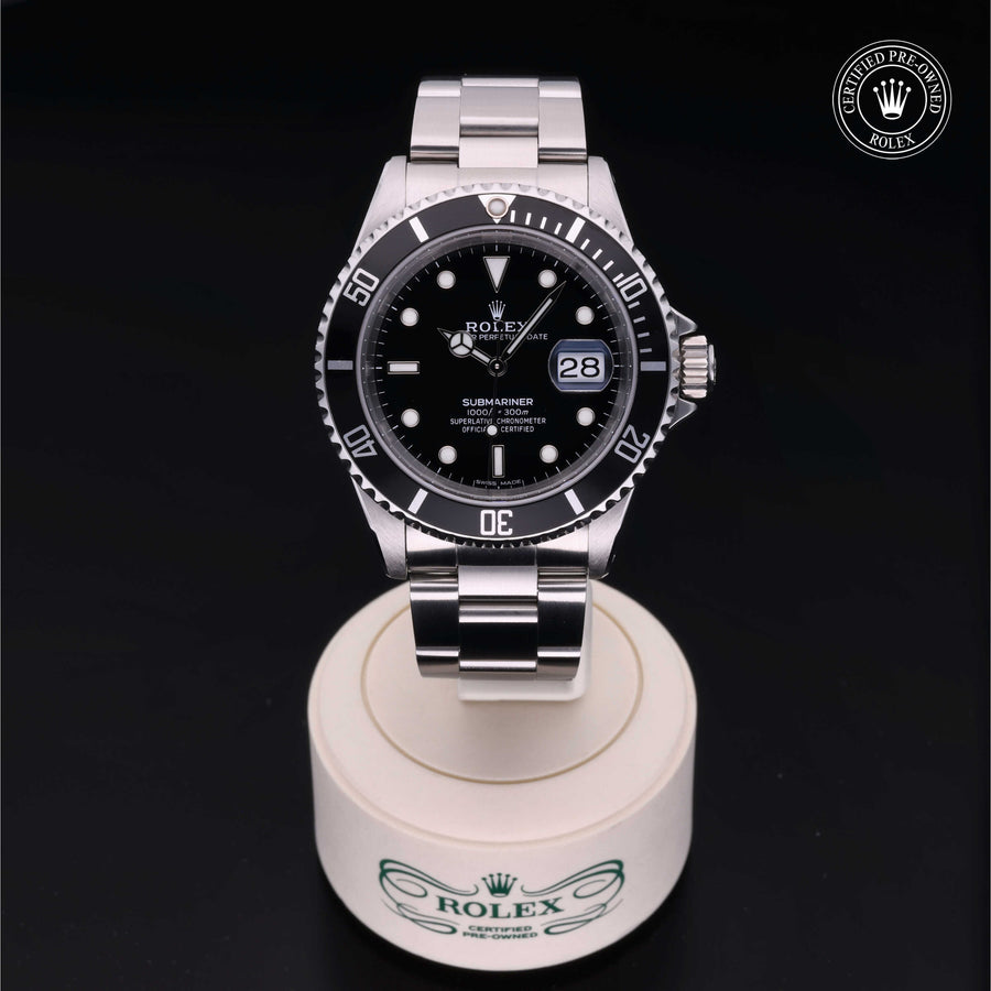 Rolex Certified Pre-Owned Submariner Date 40mm 16610 N397995 simple Pursuit