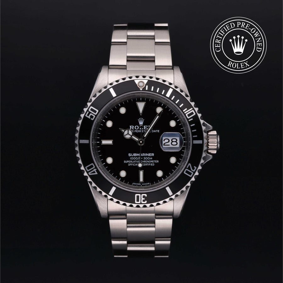 Rolex Certified Pre-Owned Submariner Date 40mm 16610 N397995 simple Pursuit