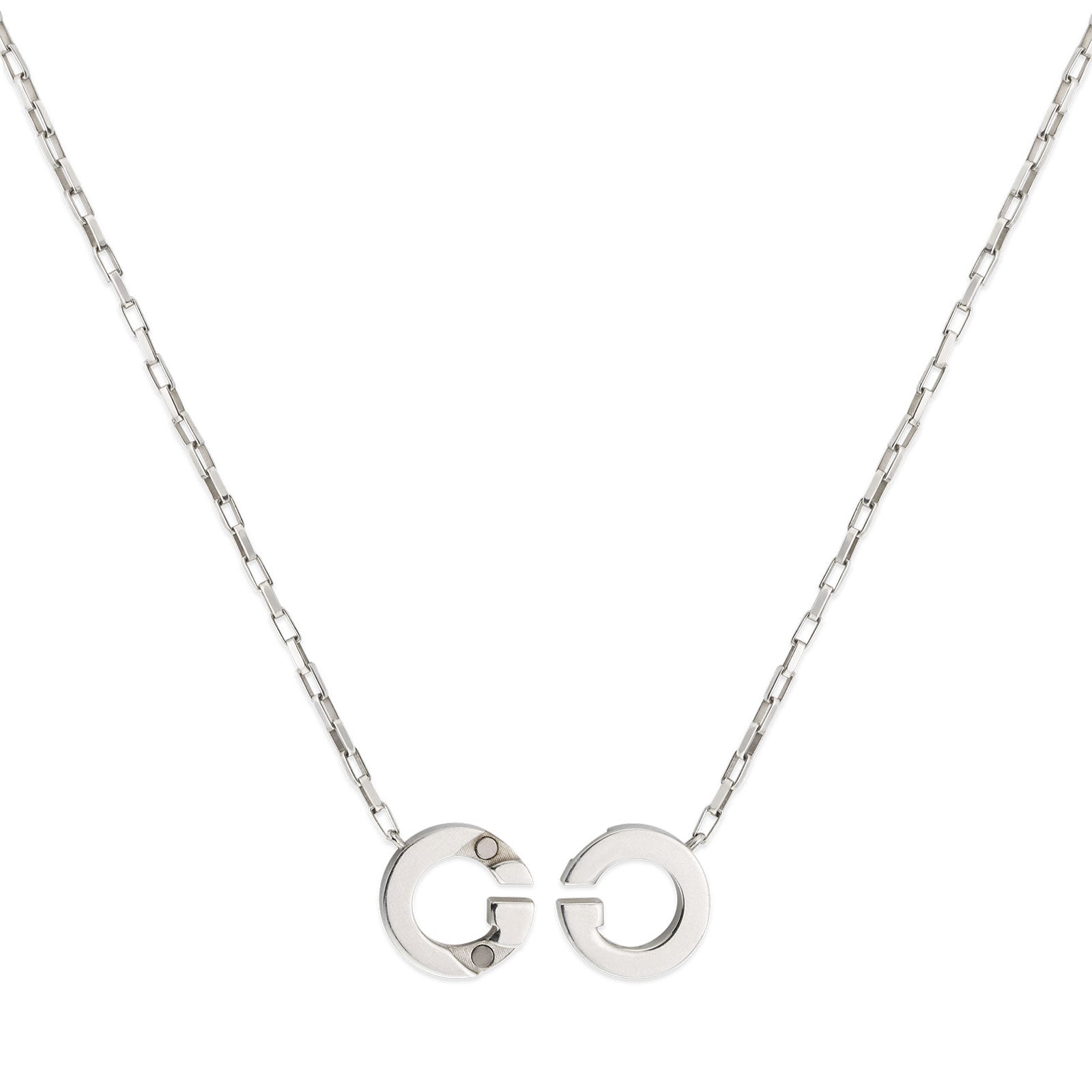 Gucci Interlocking Silver Necklace simple Pursuit