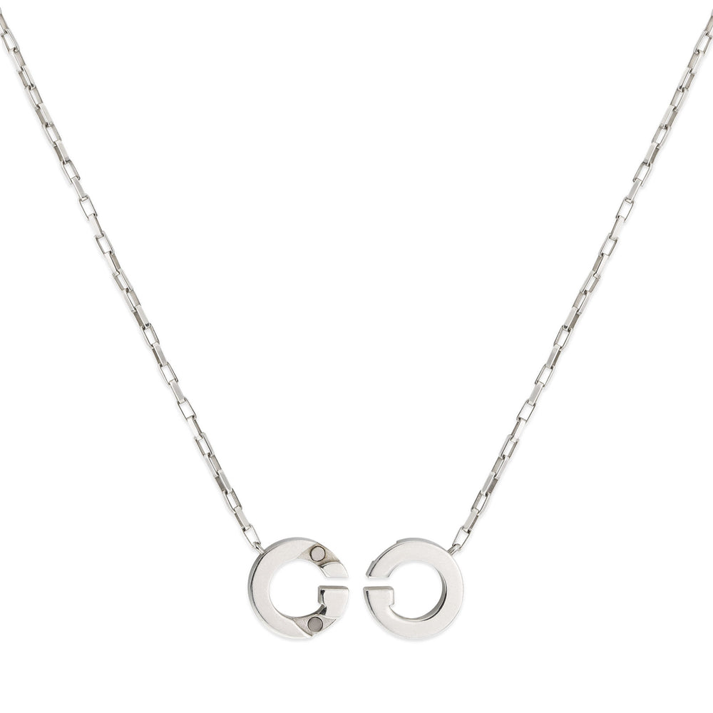 Gucci Interlocking Silver Necklace simple Pursuit