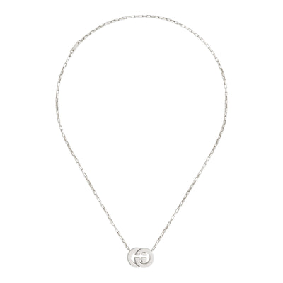 Gucci Interlocking Silver Necklace simple Pursuit