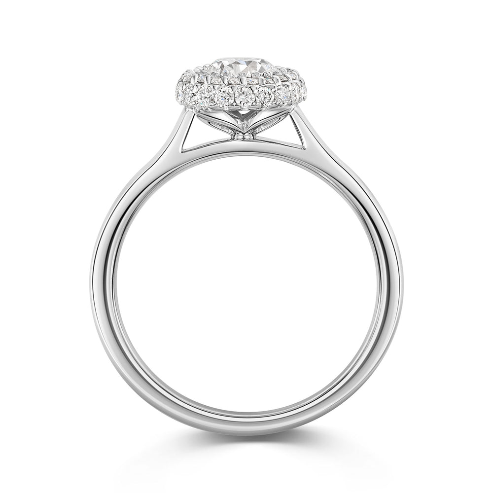 Platinum Diamond Halo Ring 0.50ct variant Pursuit
