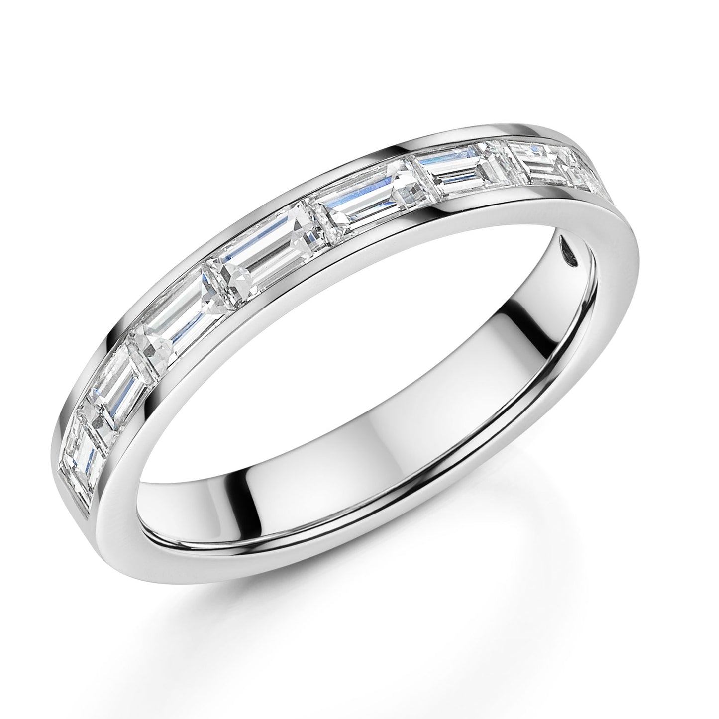 Platinum Diamond Half Eternity Ring 1.00ct variant Pursuit