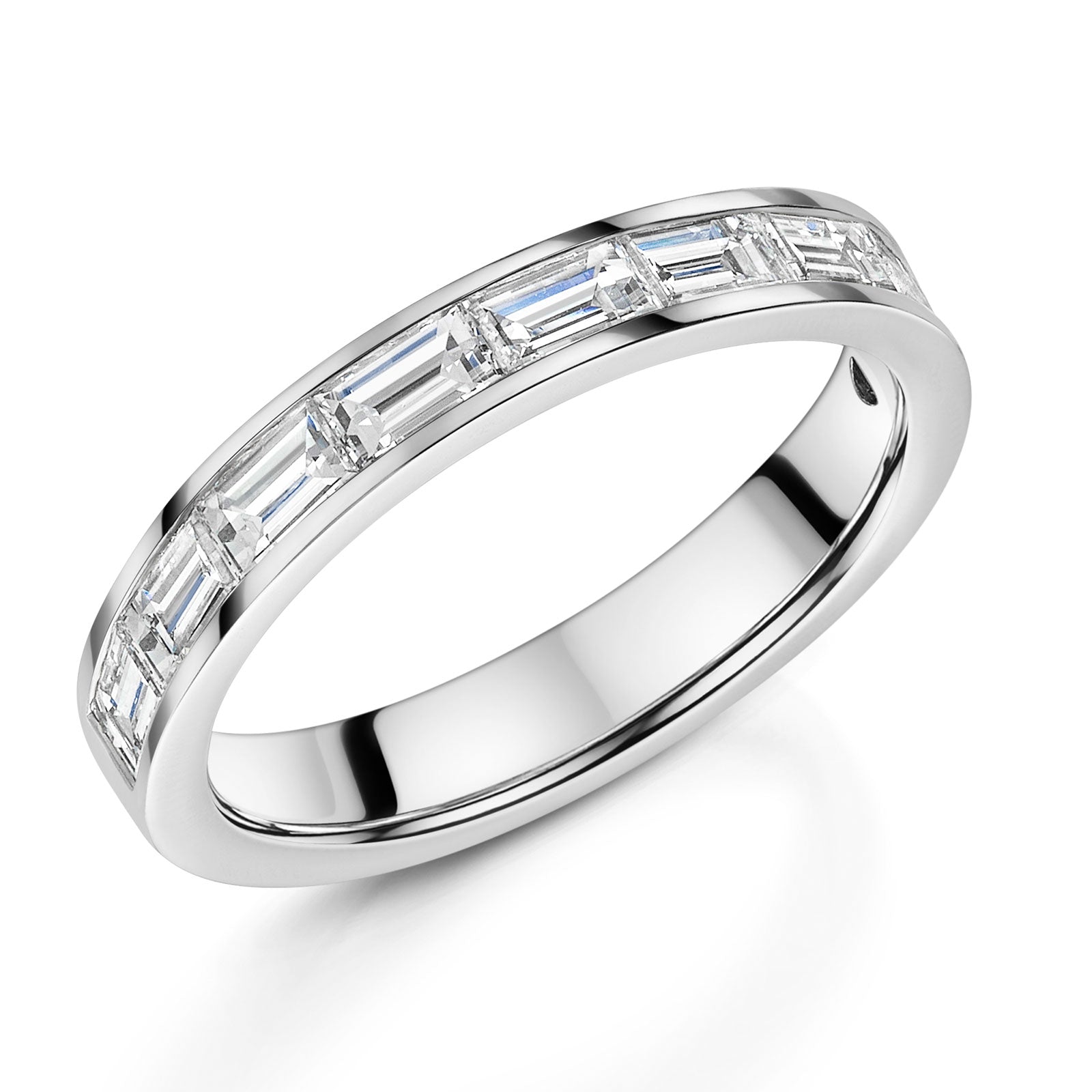 Platinum Diamond Half Eternity Ring 1.00ct variant Pursuit