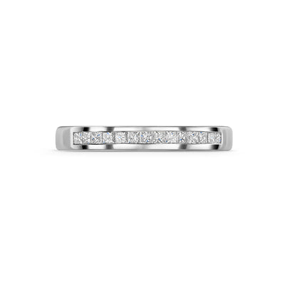 Platinum Diamond Half Eternity Ring 0.20ct variant Pursuit