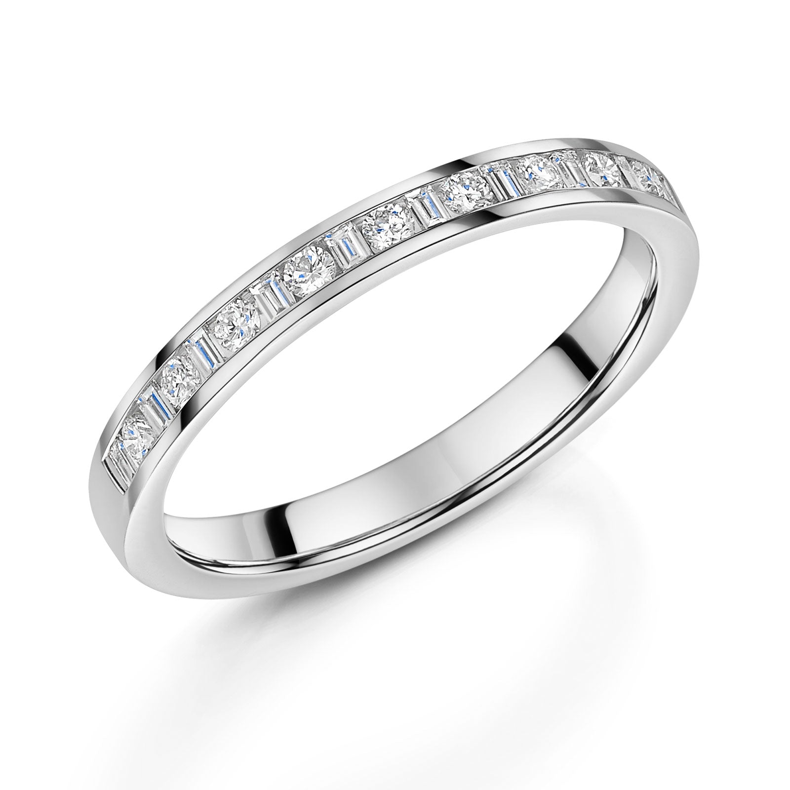 Platinum Diamond Half Eternity Ring 0.25ct variant Pursuit