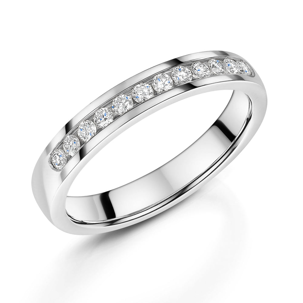 Platinum Diamond Half Eternity Ring 0.25ct variant Pursuit