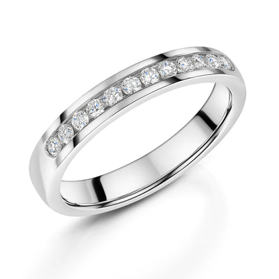 Platinum Diamond Half Eternity Ring 0.25ct variant Pursuit