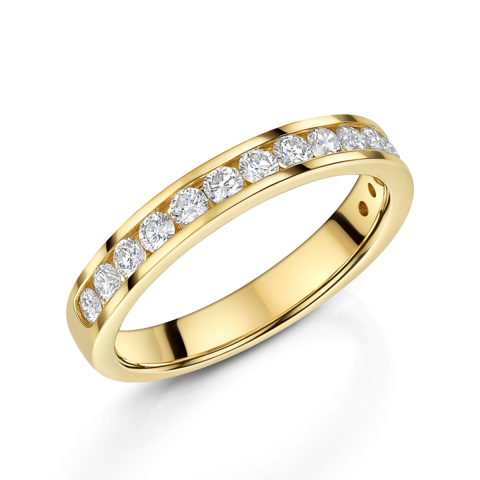 18ct Yellow Gold Diamond Half Eternity Ring 0.50ct variant Pursuit