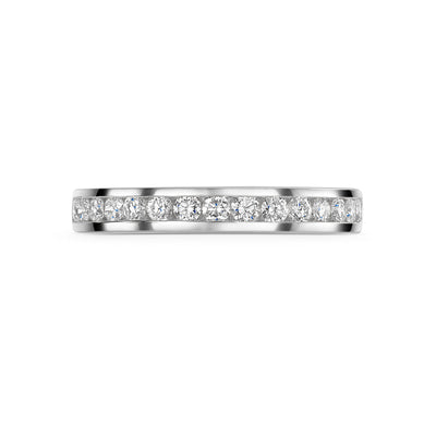Platinum Diamond Half Eternity Ring 0.50ct variant Pursuit