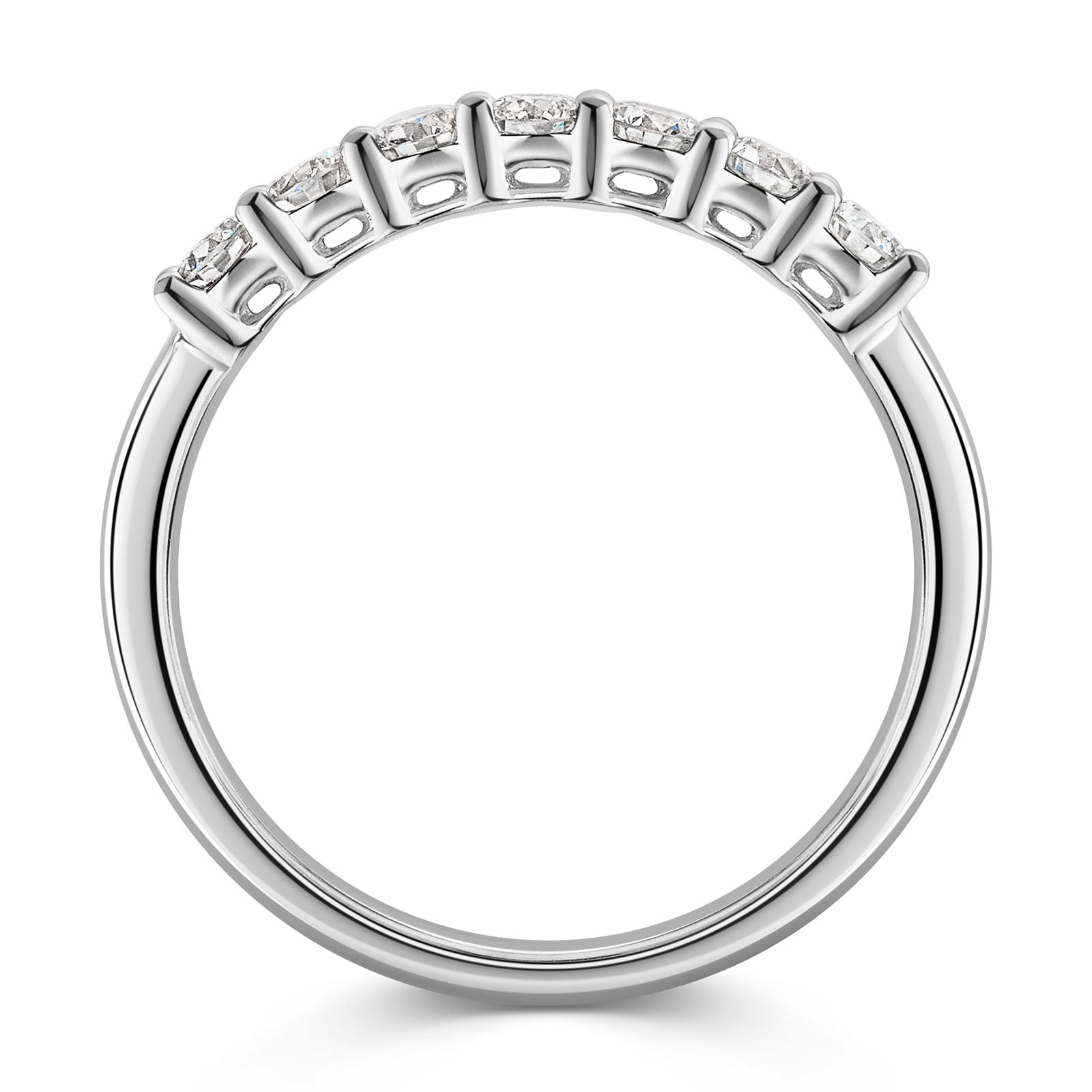 Platinum Diamond Half Eternity Ring 0.50ct variant Pursuit