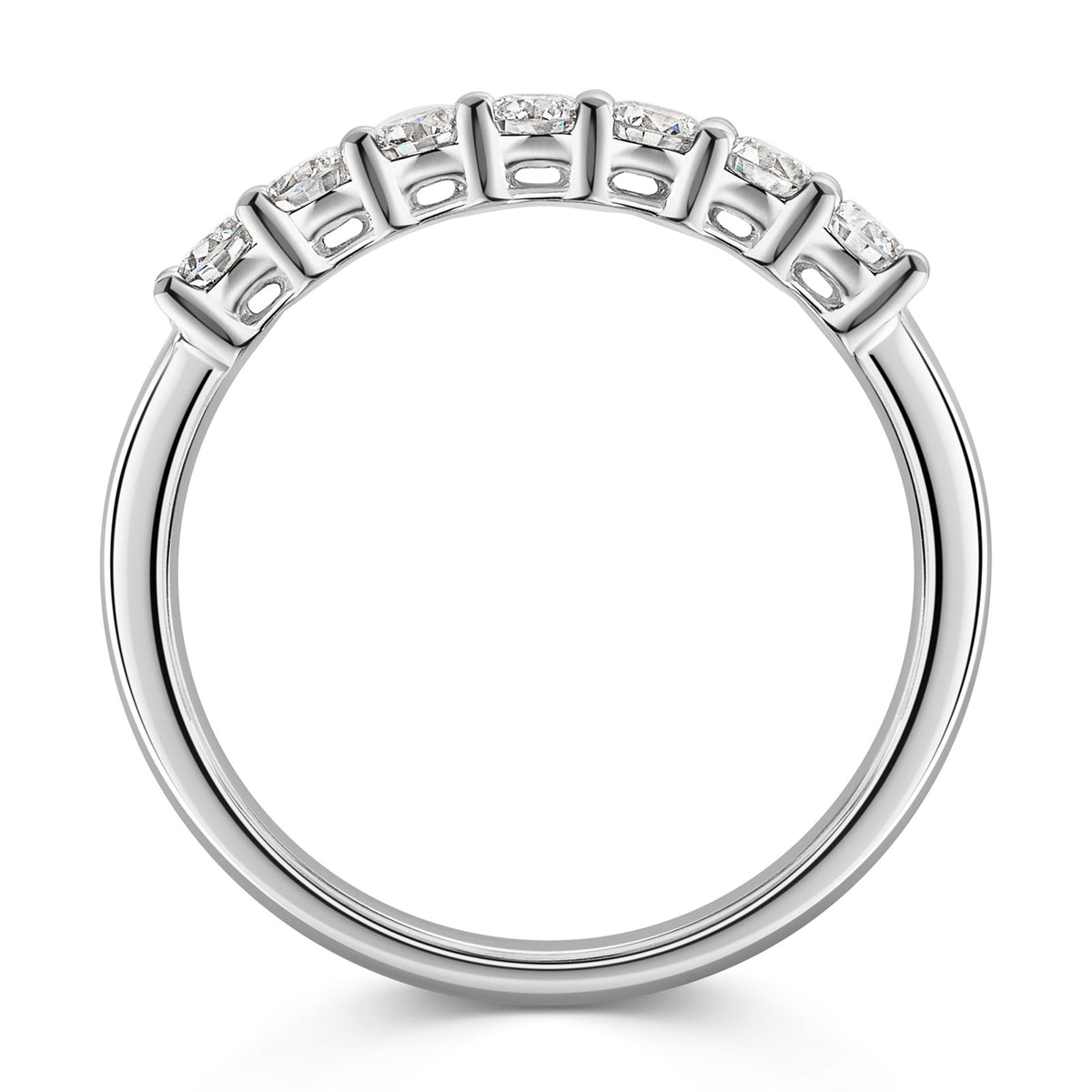 Platinum Diamond Half Eternity Ring 0.50ct variant Pursuit