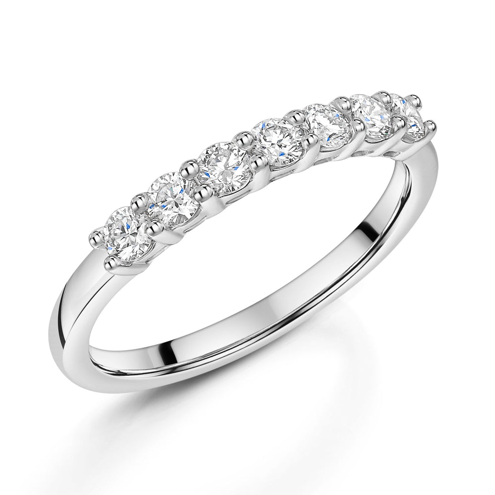 Platinum Diamond Half Eternity Ring 0.50ct variant Pursuit