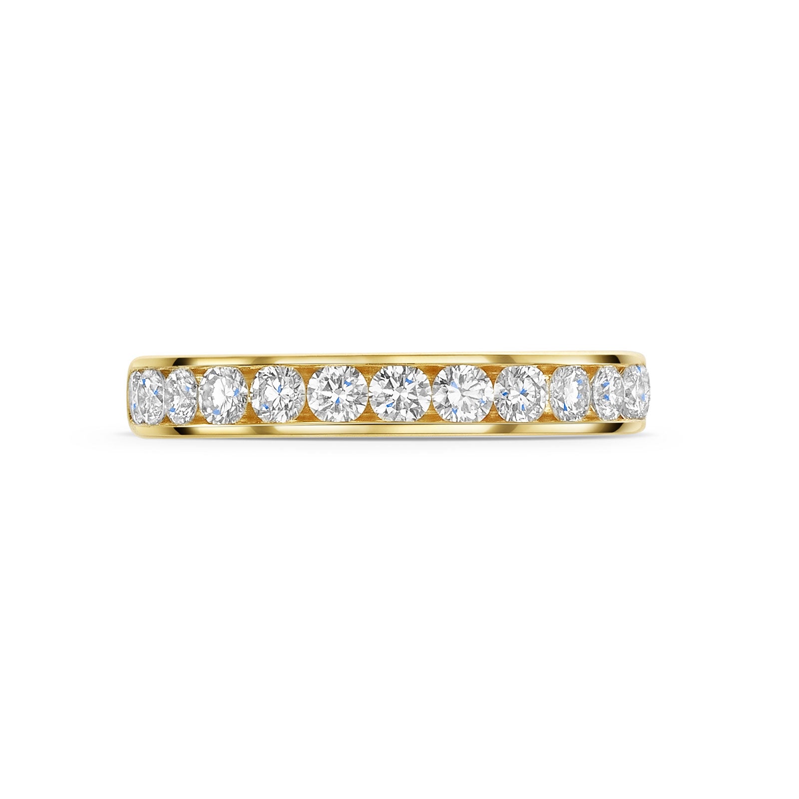 18ct Yellow Gold Diamond Half Eternity Ring 0.75ct variant Pursuit