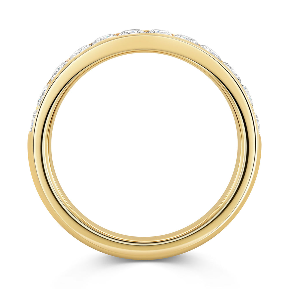 18ct Yellow Gold Diamond Half Eternity Ring 0.75ct variant Pursuit