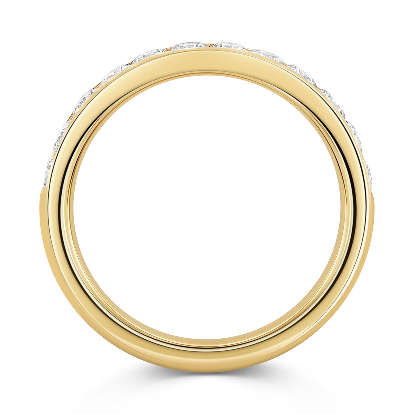 18ct Yellow Gold Diamond Half Eternity Ring 0.75ct variant Pursuit