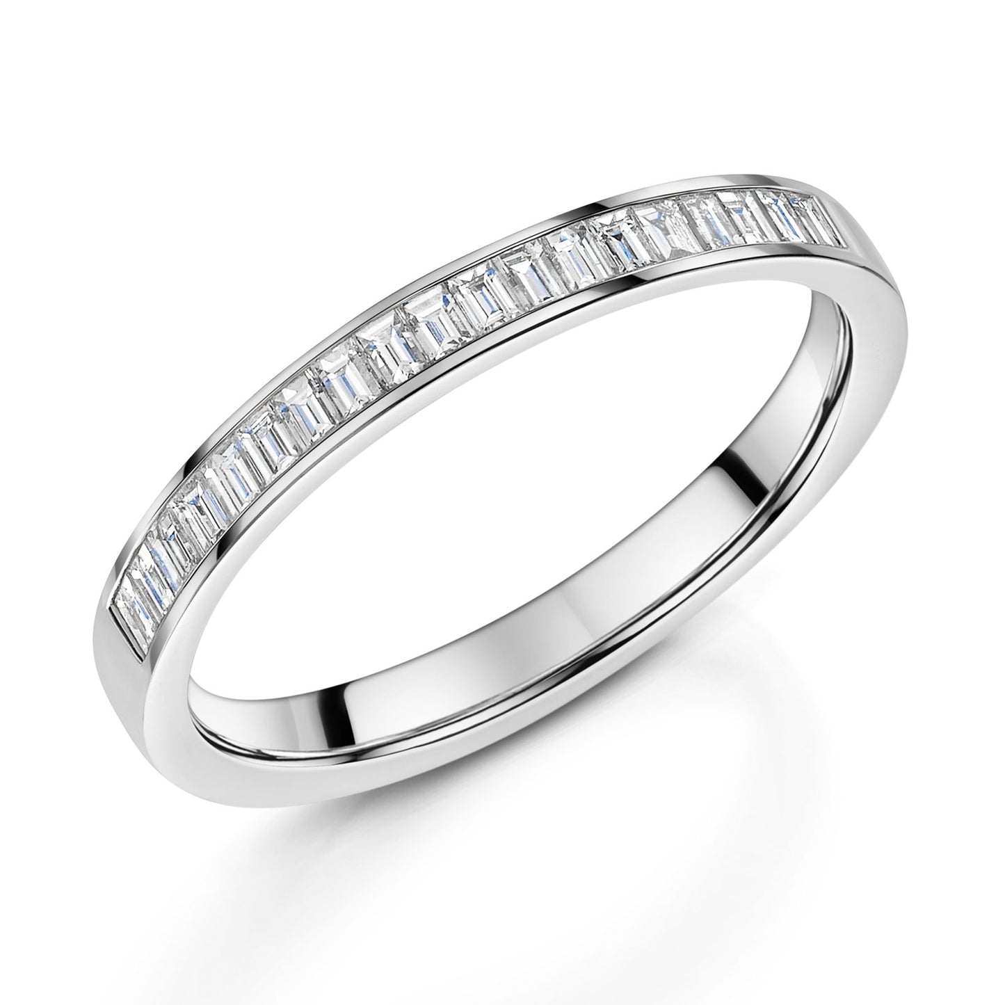 Platinum Diamond Half Eternity Ring 0.33ct variant Pursuit
