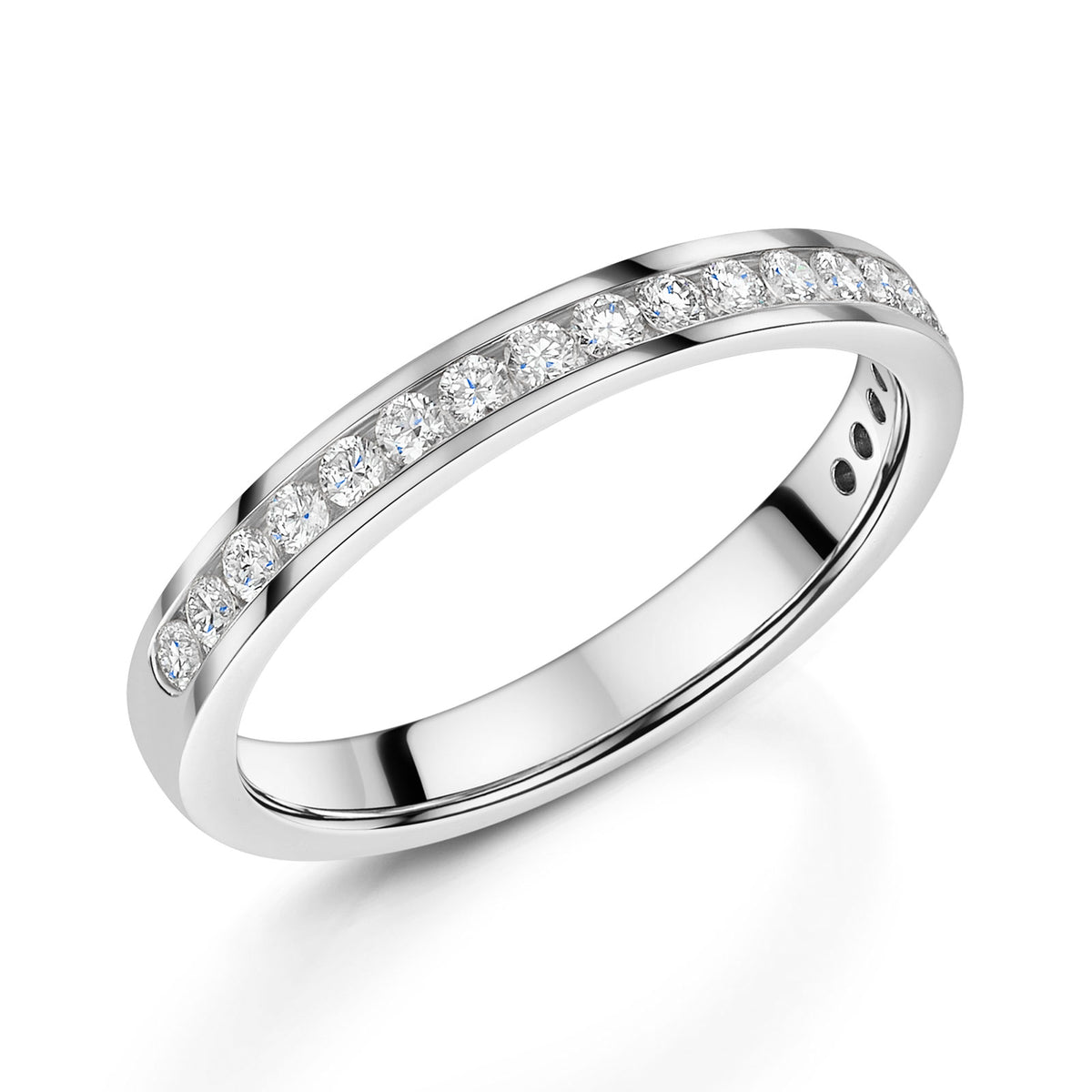 Platinum Diamond Half Eternity Ring 0.33ct variant Pursuit