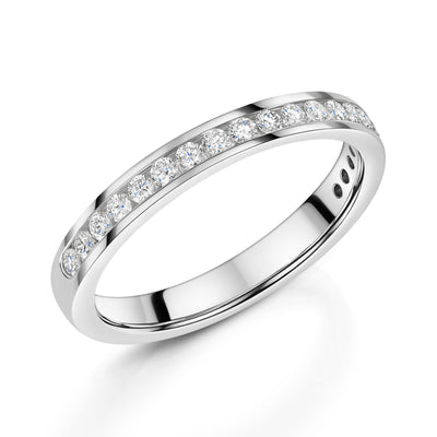 Platinum Diamond Half Eternity Ring 0.33ct variant Pursuit