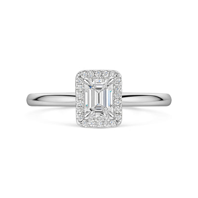 Platinum Diamond Halo Ring 0.50ct variant Pursuit
