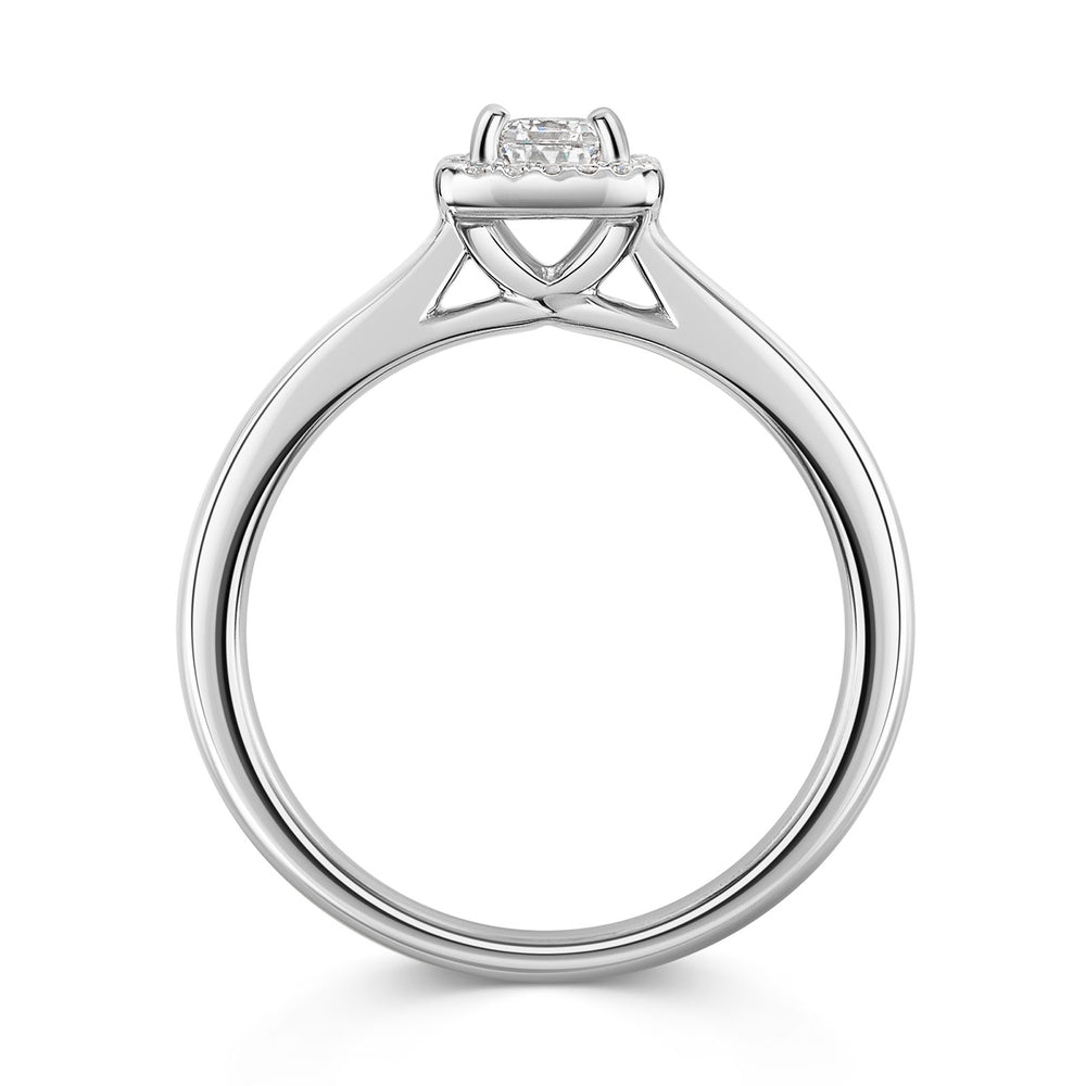 Platinum Diamond Halo Ring 0.50ct variant Pursuit