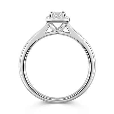 Platinum Diamond Halo Ring 0.50ct variant Pursuit