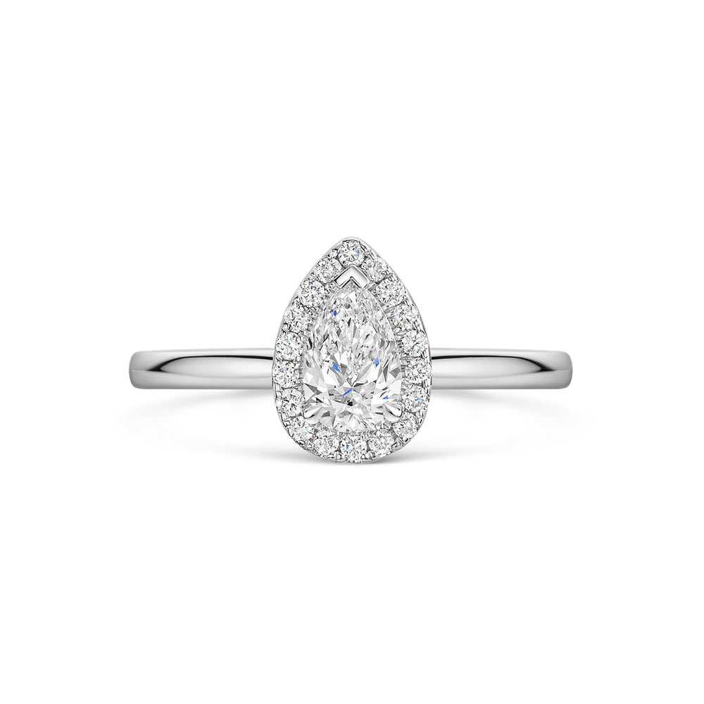 Platinum Diamond Halo Ring 0.50ct variant Pursuit