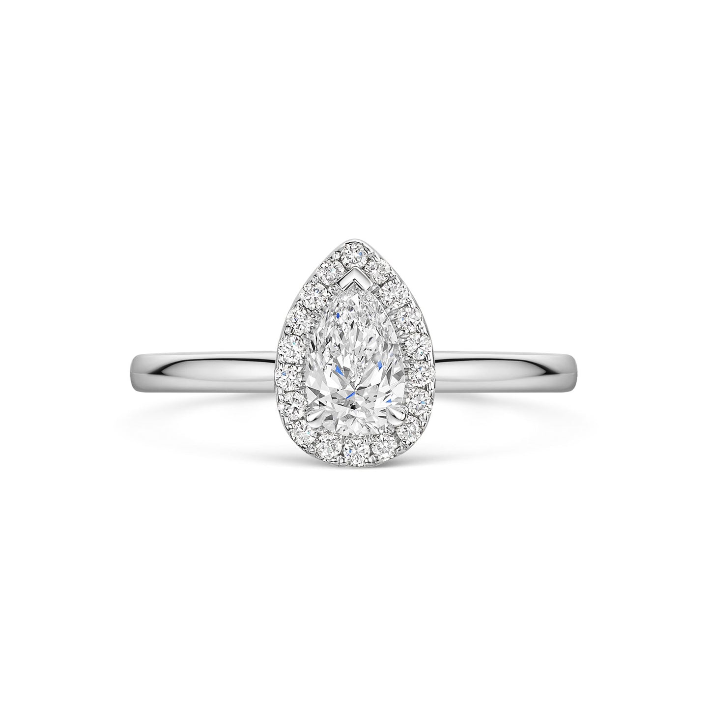 Platinum Diamond Halo Ring 0.50ct variant Pursuit