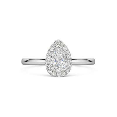 Platinum Diamond Halo Ring 0.50ct variant Pursuit