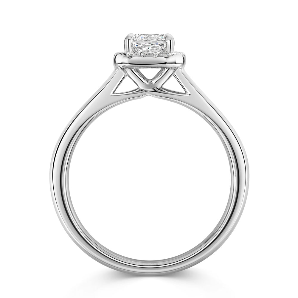 Platinum Diamond Halo Ring 0.50ct variant Pursuit
