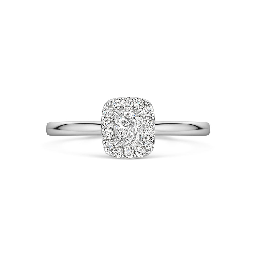Platinum Diamond Halo Ring 0.30ct variant Pursuit