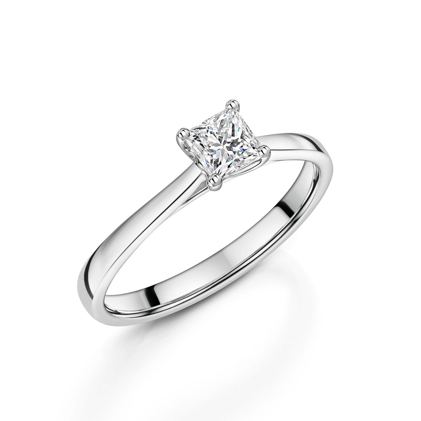Platinum Diamond Solitaire Ring 0.40ct variant Pursuit
