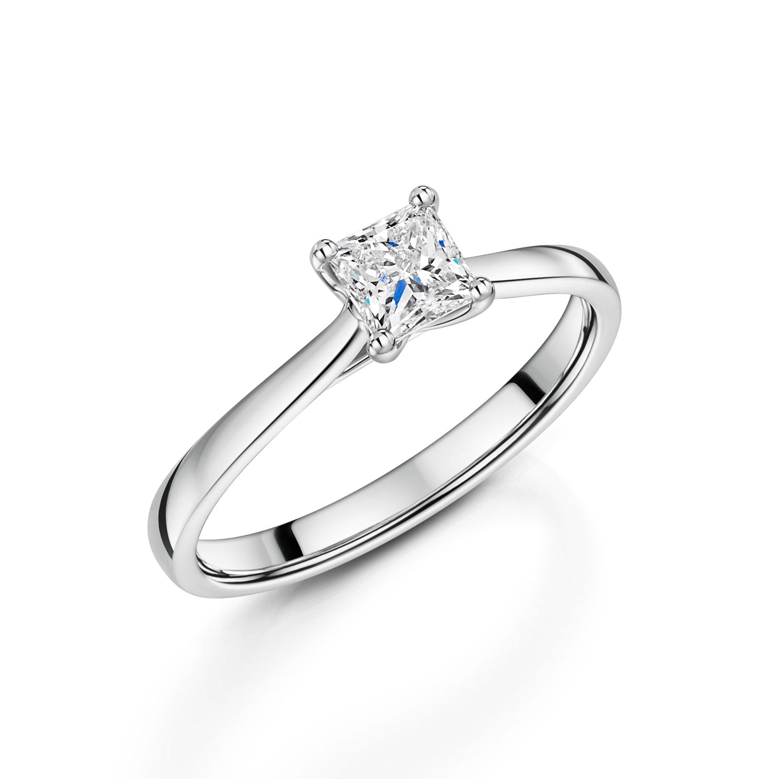 Platinum Diamond Solitaire Ring 0.50ct variant Pursuit