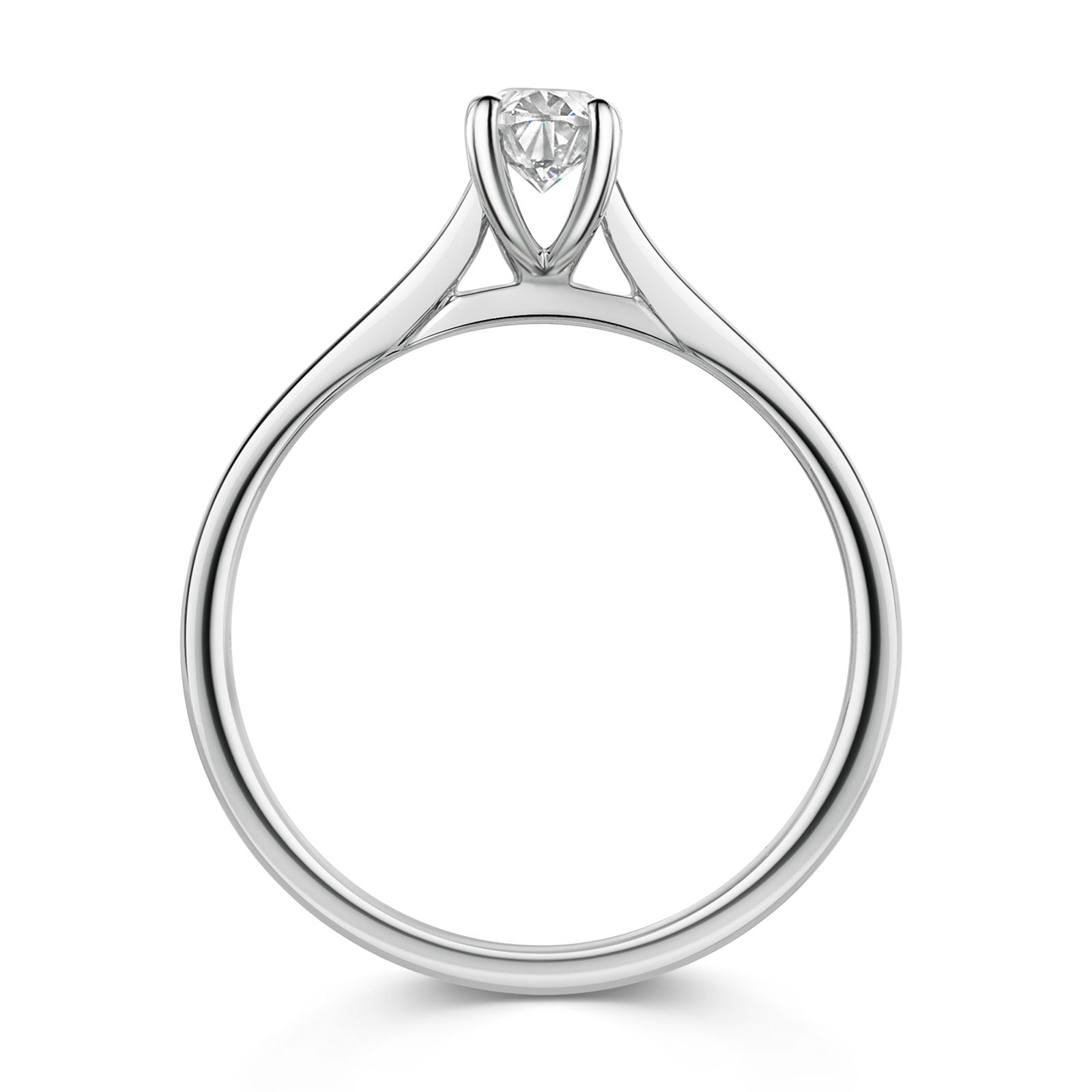 Platinum Diamond Solitaire Ring 0.40ct variant Pursuit