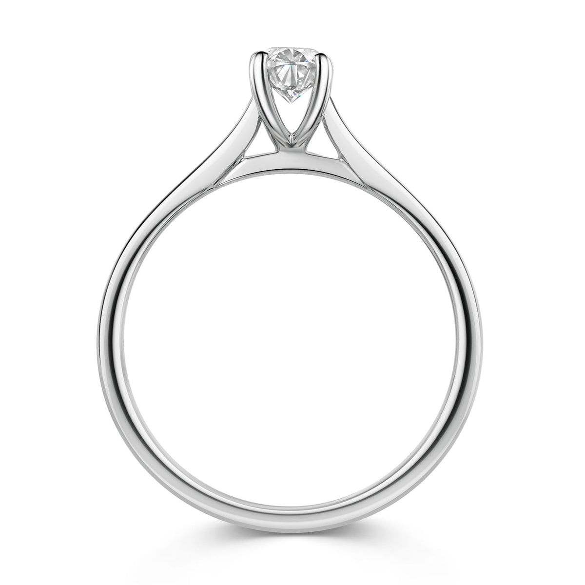 Platinum Diamond Solitaire Ring 0.40ct variant Pursuit