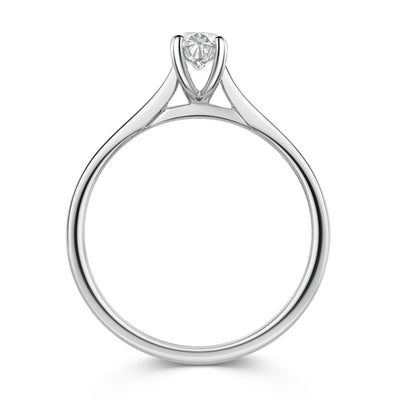 Platinum Diamond Solitaire Ring 0.40ct variant Pursuit