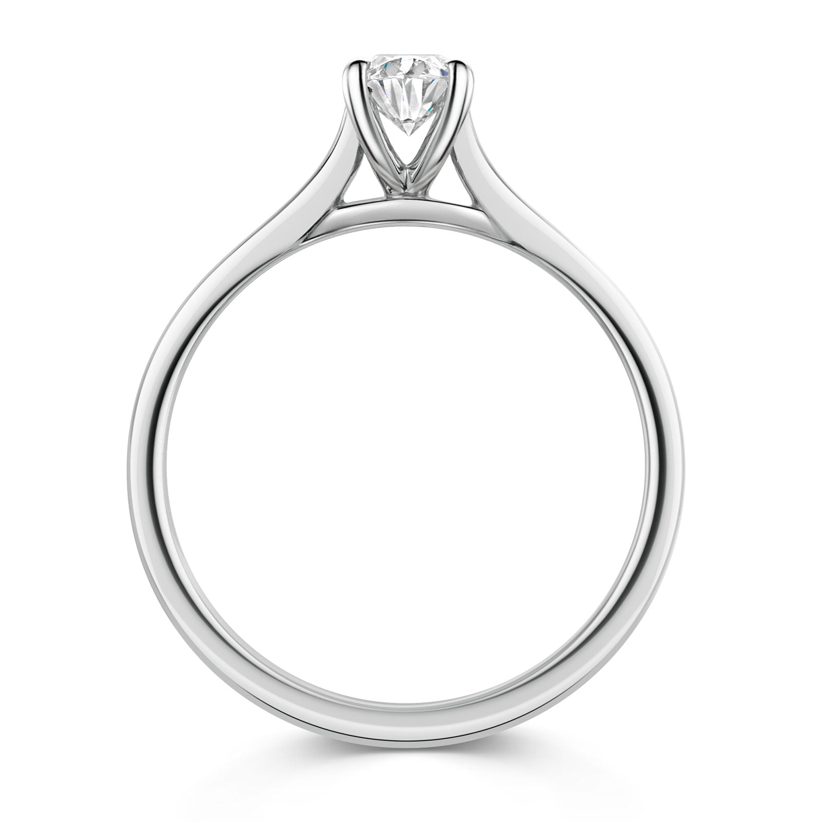 Platinum Diamond Solitaire Ring 0.50ct variant Pursuit
