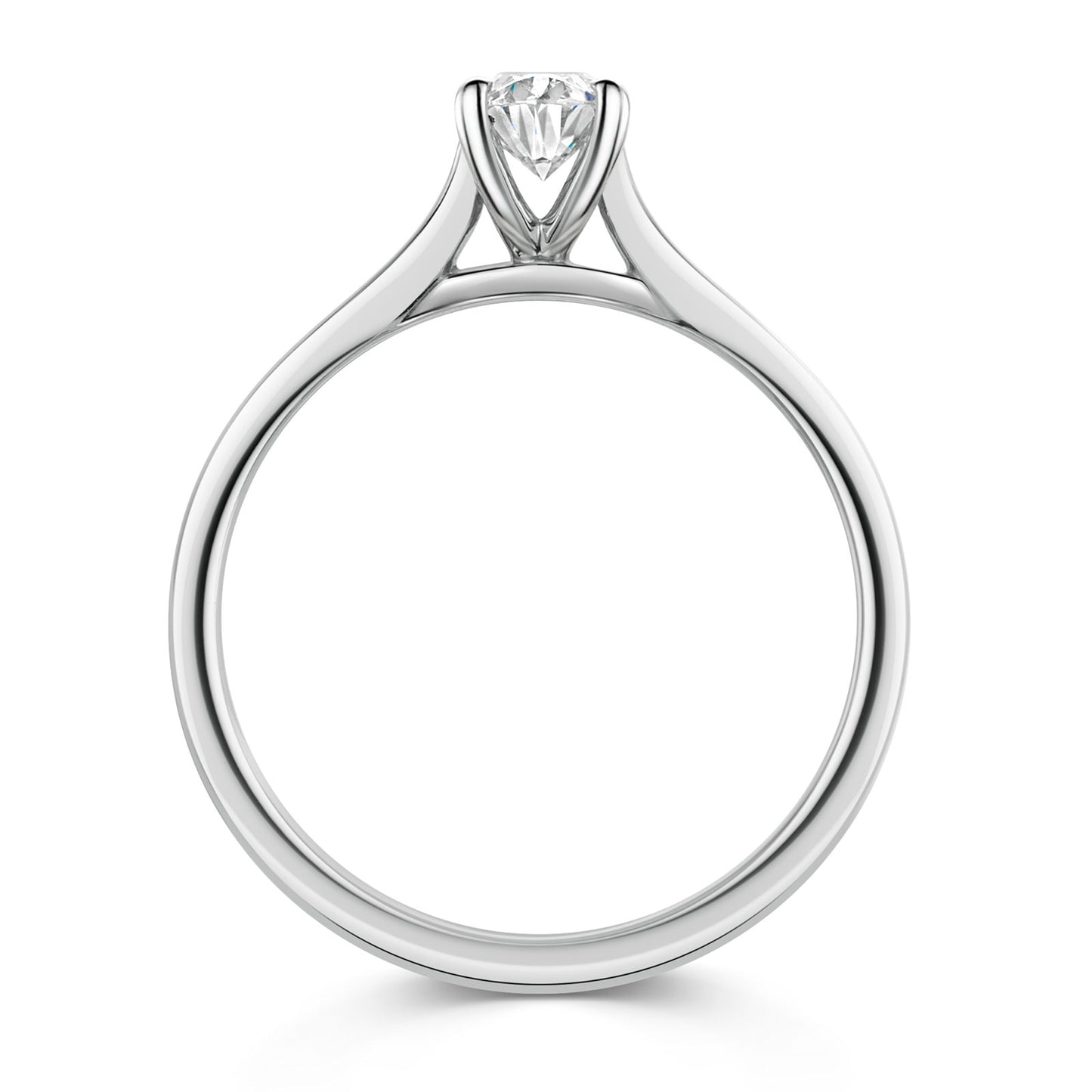 Platinum Diamond Solitaire Ring 0.50ct variant Pursuit