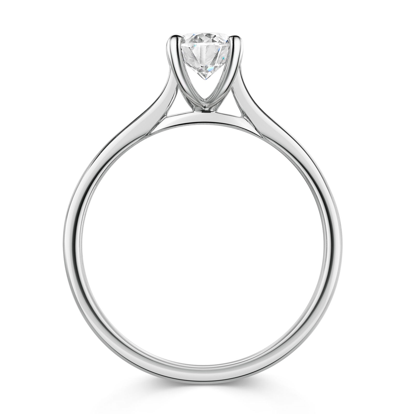 Platinum Diamond Solitaire Ring 0.70ct variant Pursuit