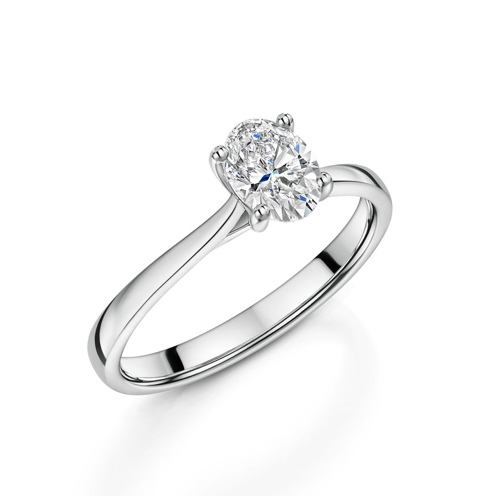 Platinum Diamond Solitaire Ring 0.70ct variant Pursuit